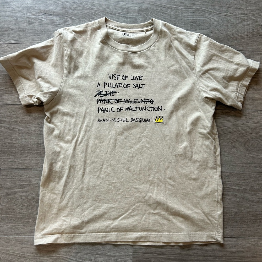 Jean-Michel Basquiat x Uniqlo Graphic Tee, size:USL
